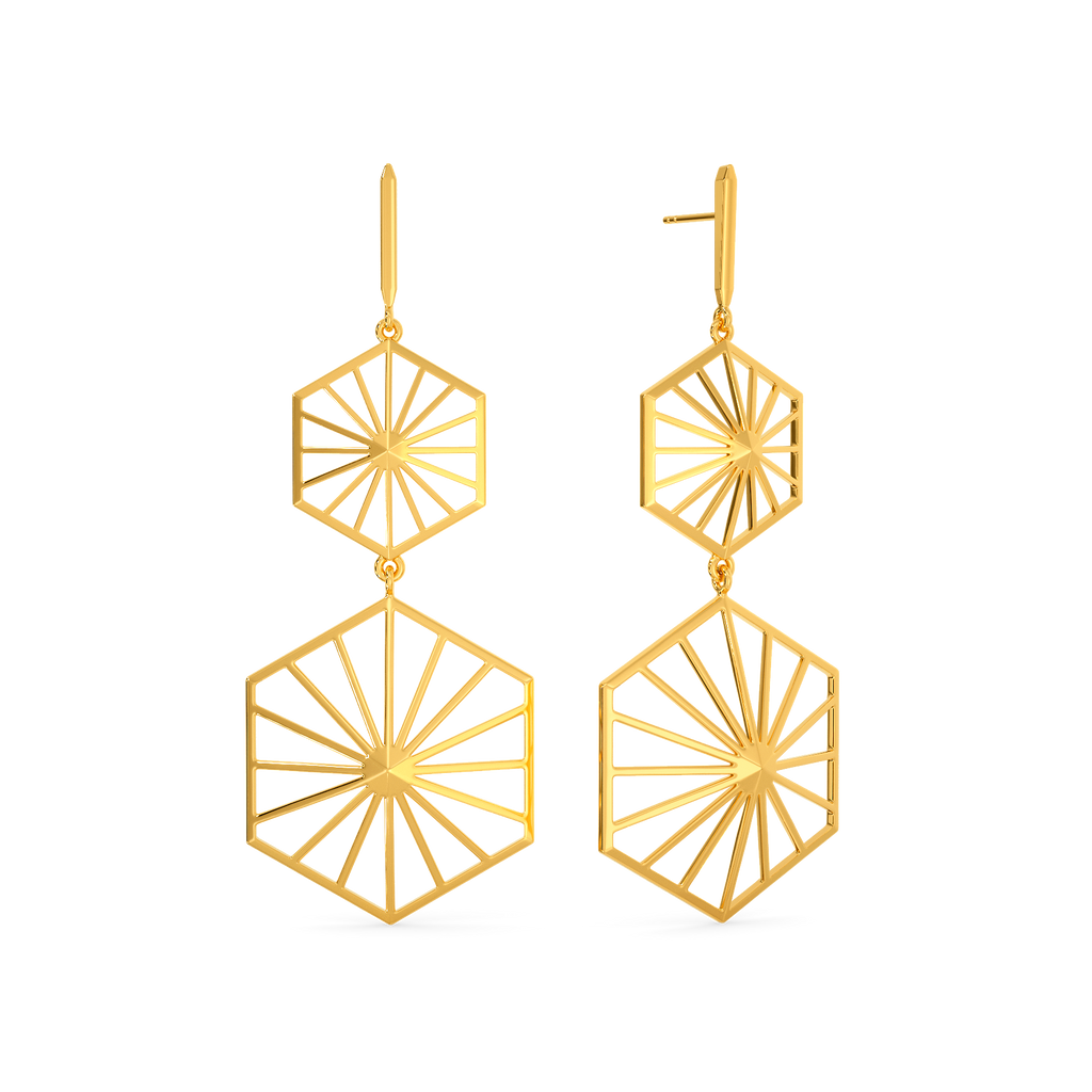 Perfect For Me Gold Earrings