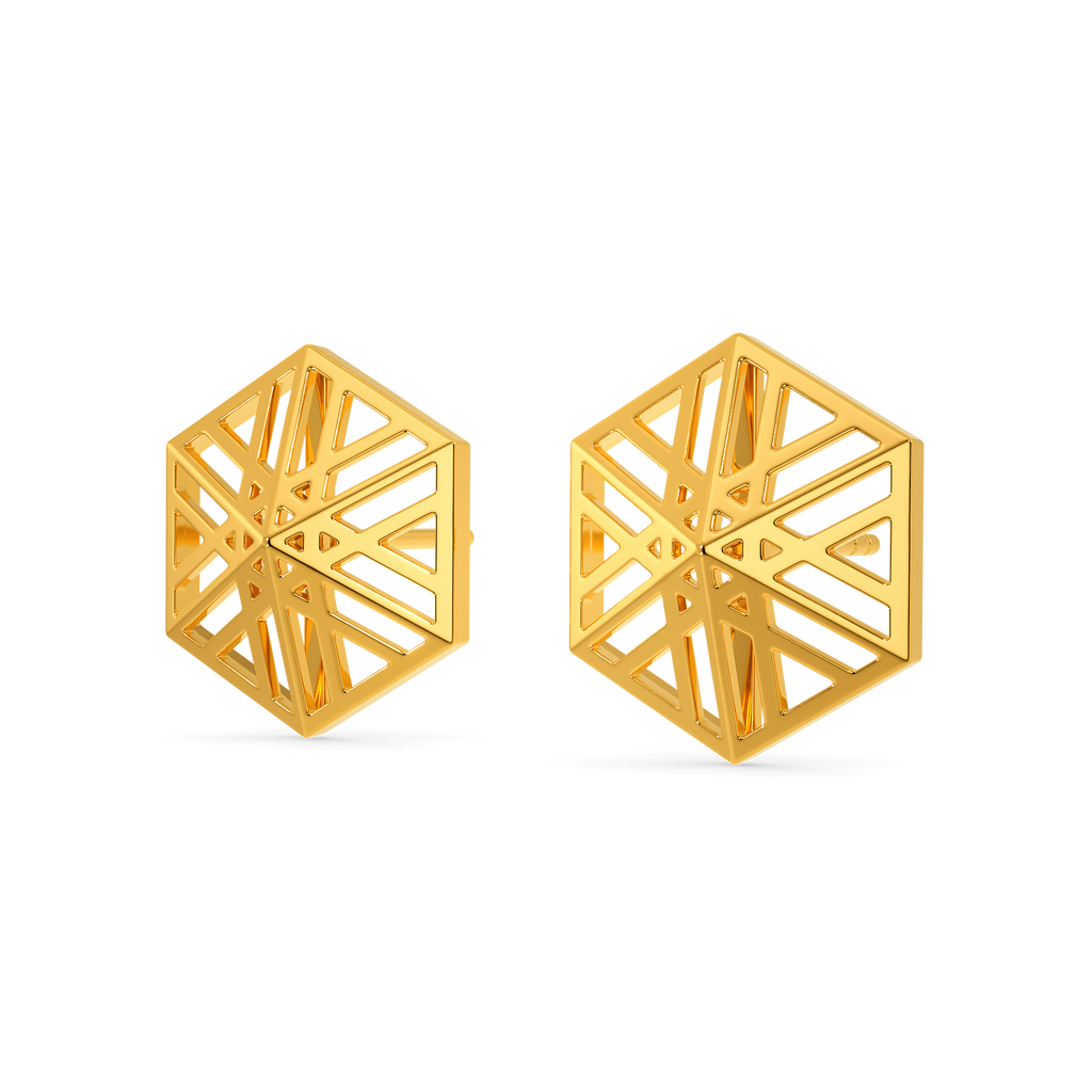 Perfect For Me Gold Earrings