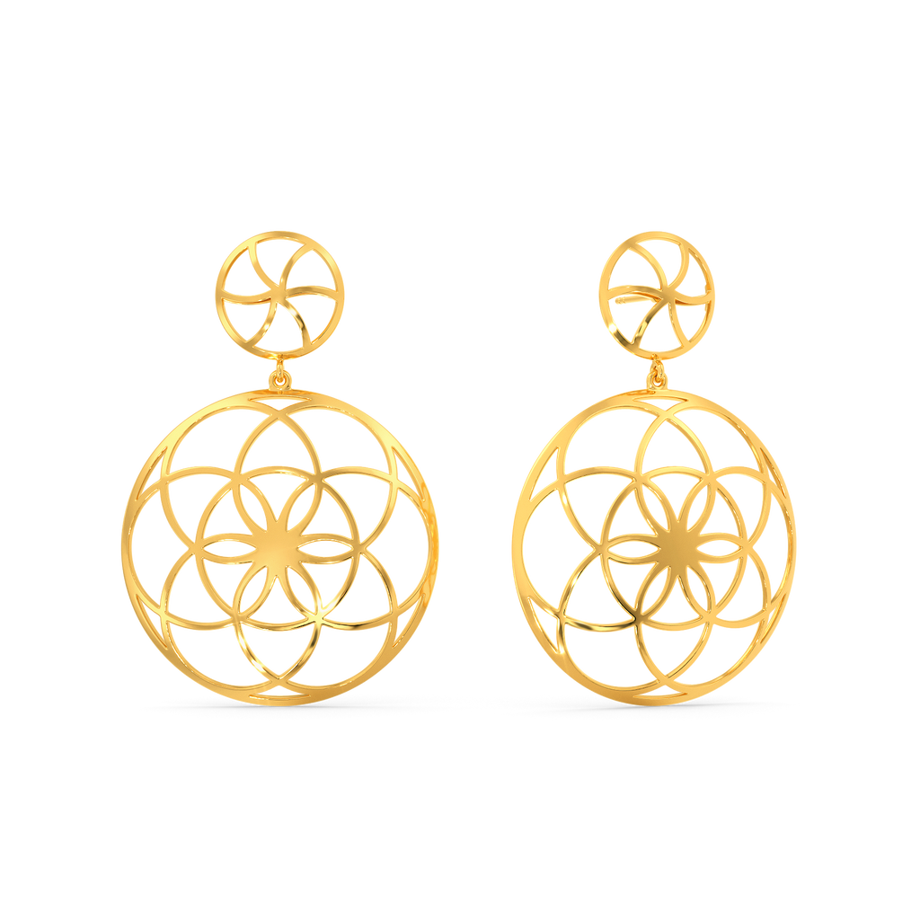 Song Of The Stars Gold Earrings