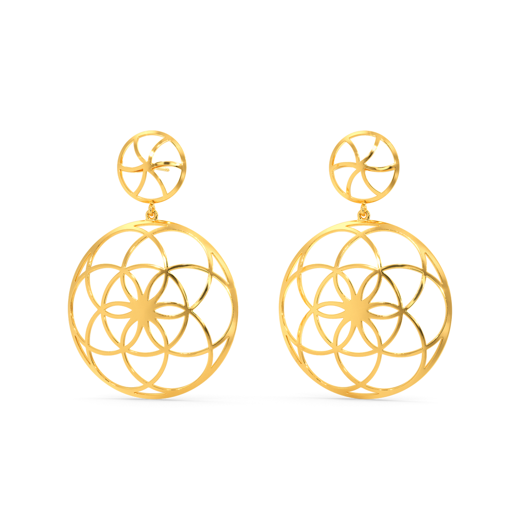 Song Of The Stars Gold Earrings
