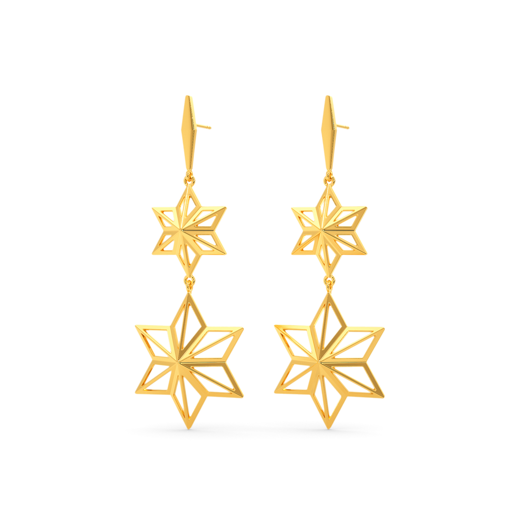 Stardom Gold Earrings