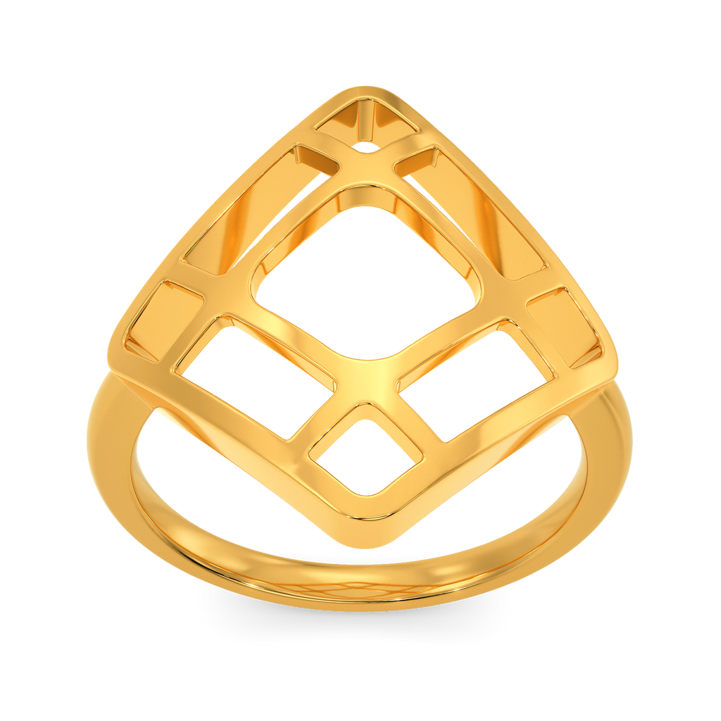 Your Cut Out Story Gold Rings alternate view 3
