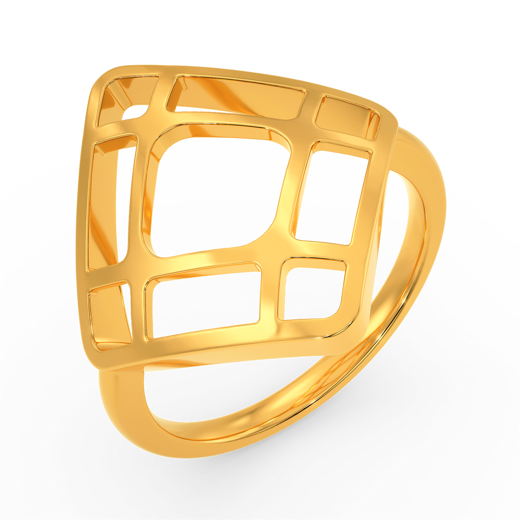 Your Cut Out Story Gold Rings