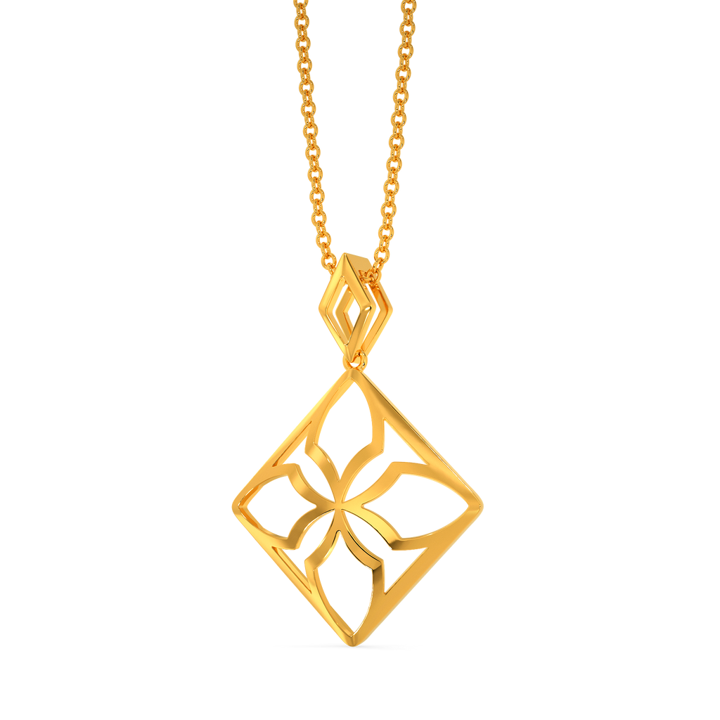 Perfect Cut Gold Pendants