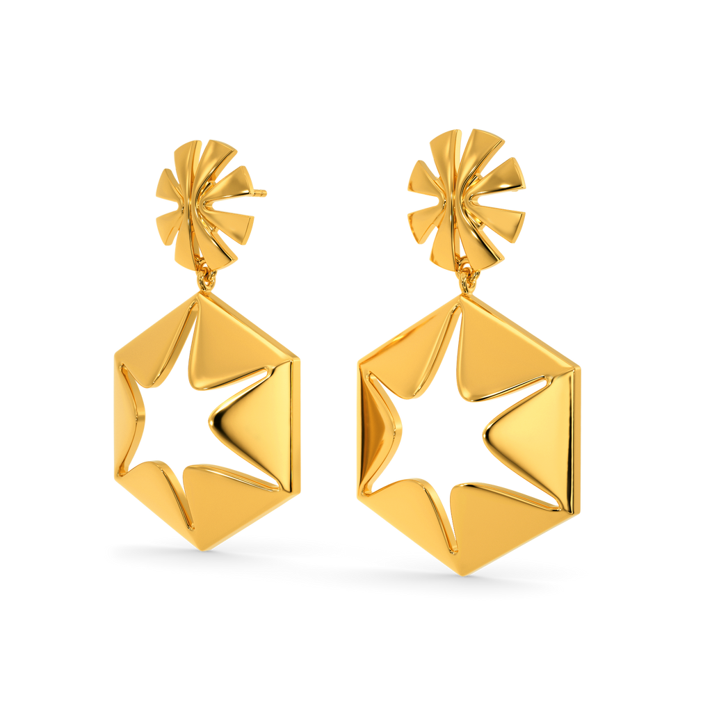 Showstopper Gold Earrings