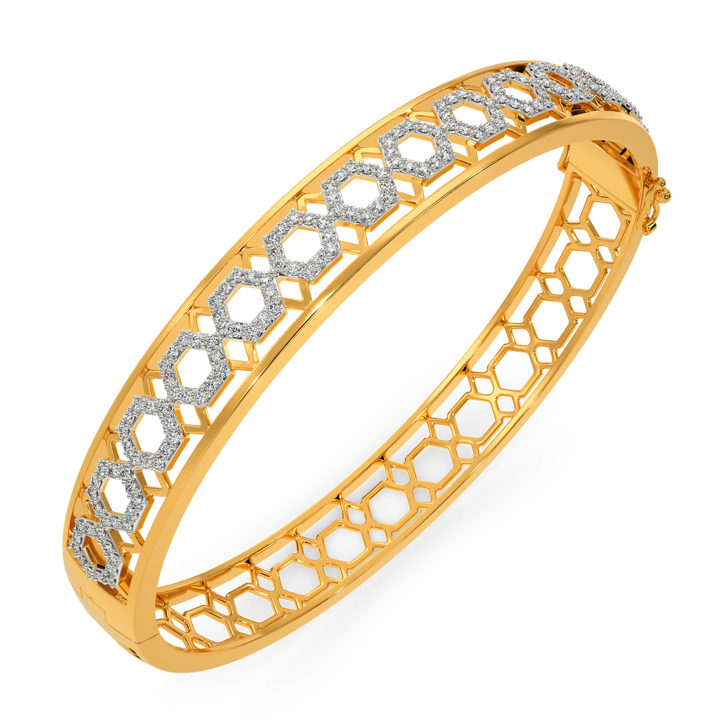 Cut Of Confidence Diamond Bangles