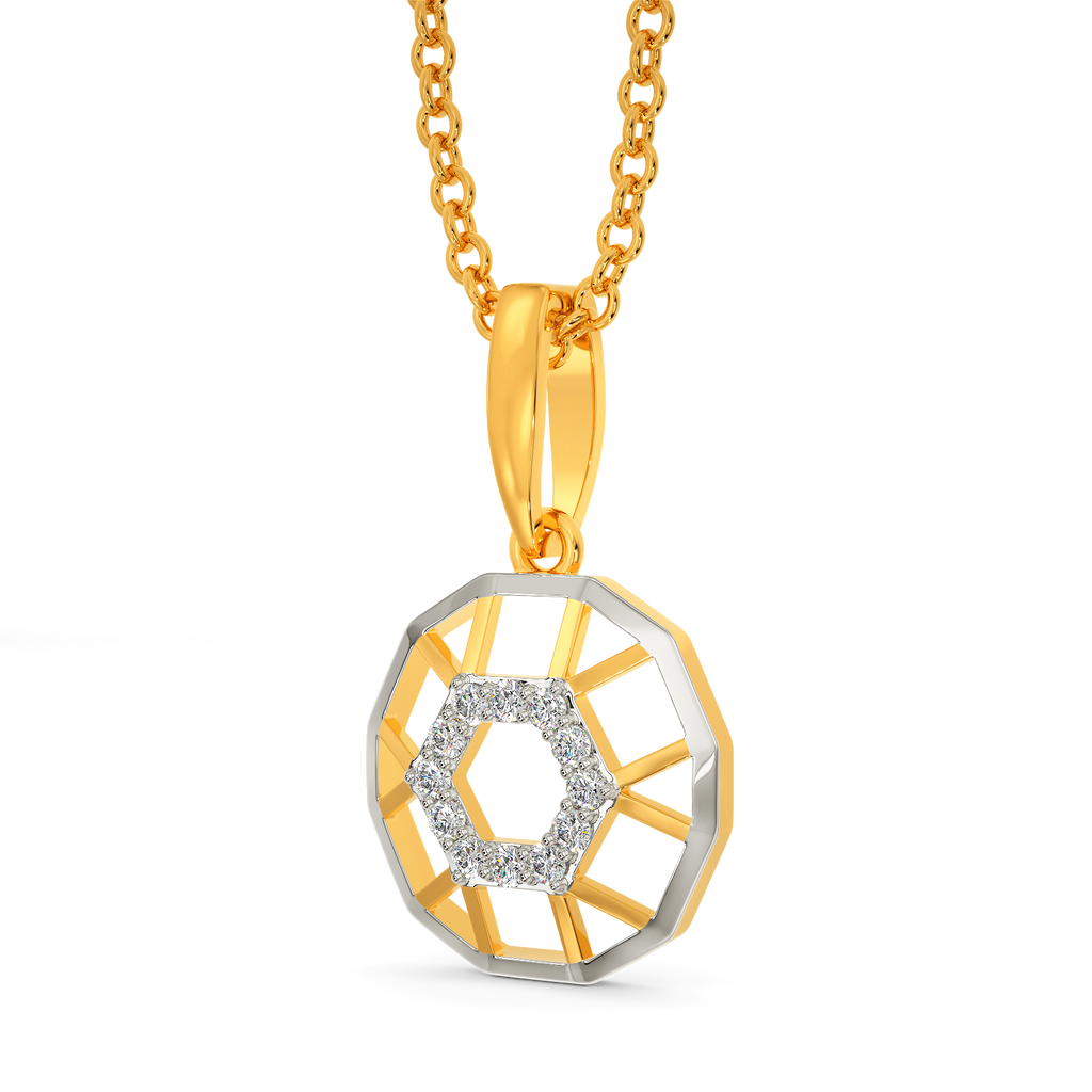 Cut Of Confidence Diamond Pendants