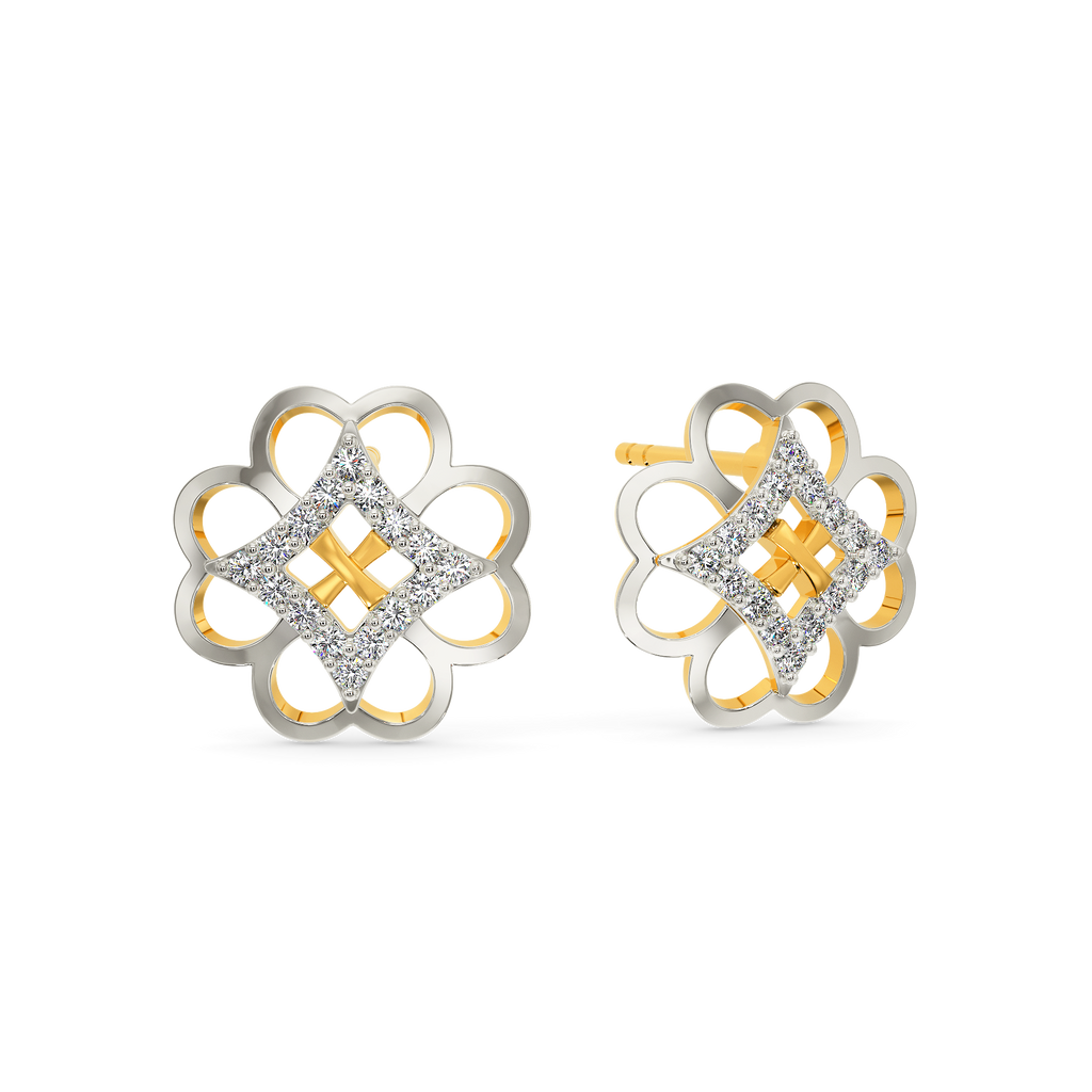 Flora Cuts Diamond Earrings