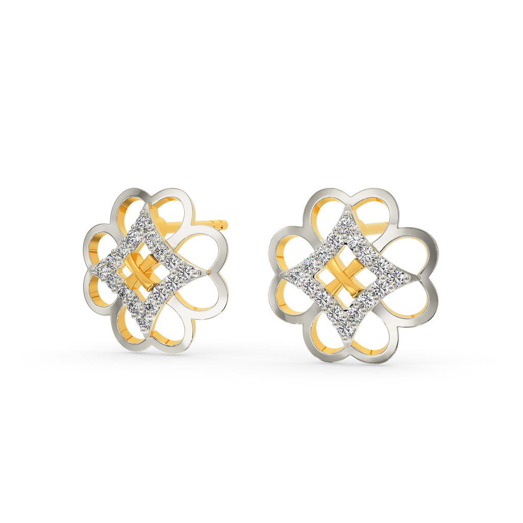 Flora Cuts Diamond Earrings