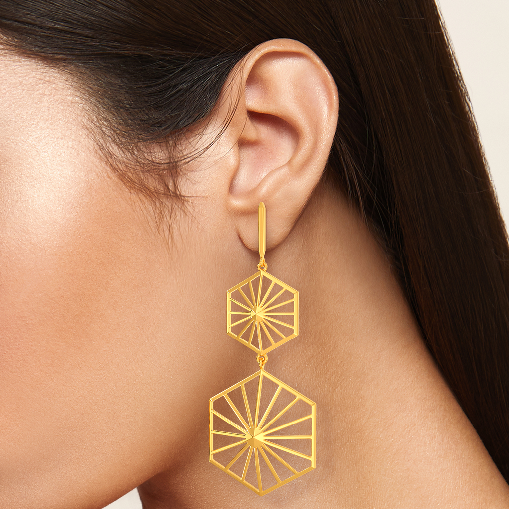Perfect For Me Gold Earrings