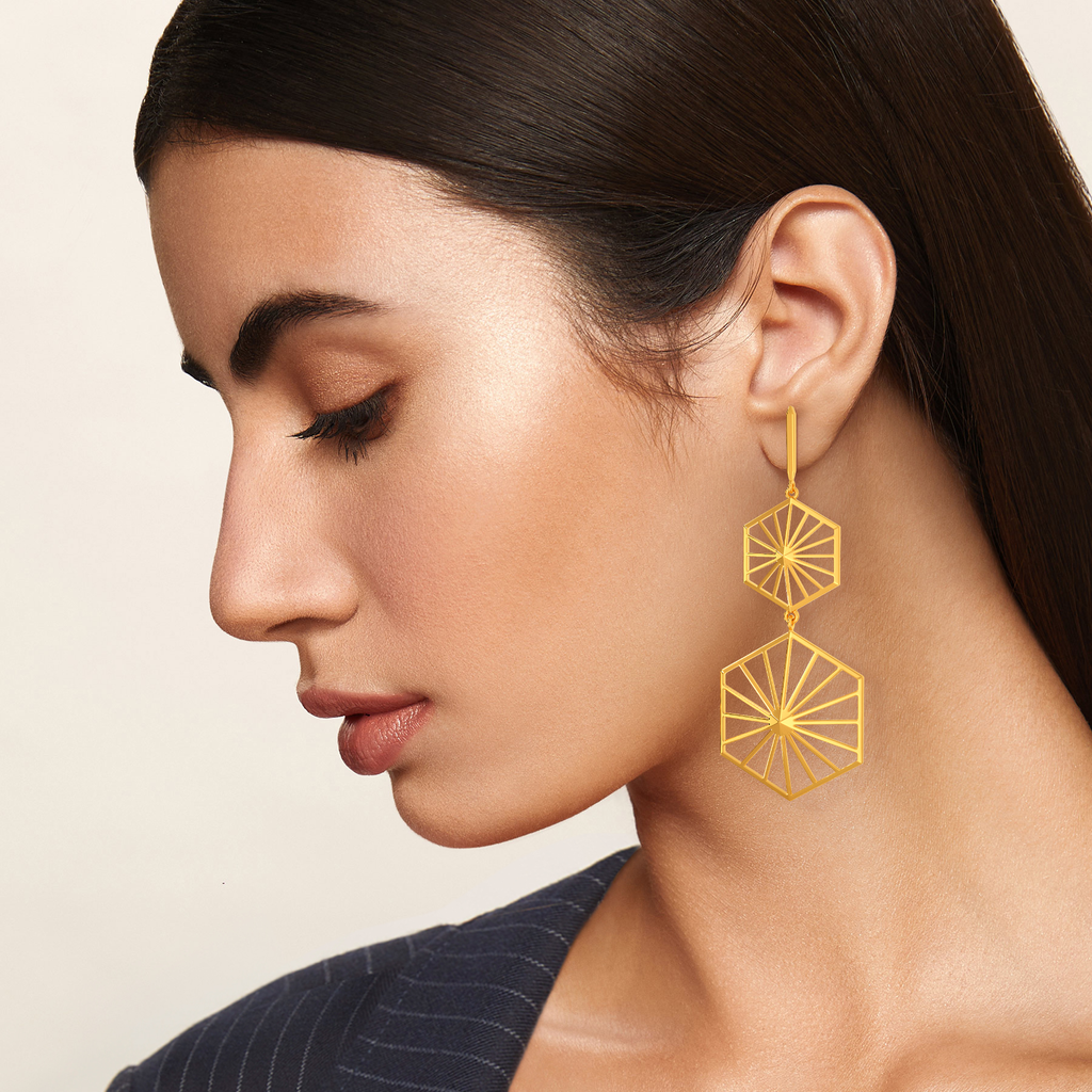 Perfect For Me Gold Earrings