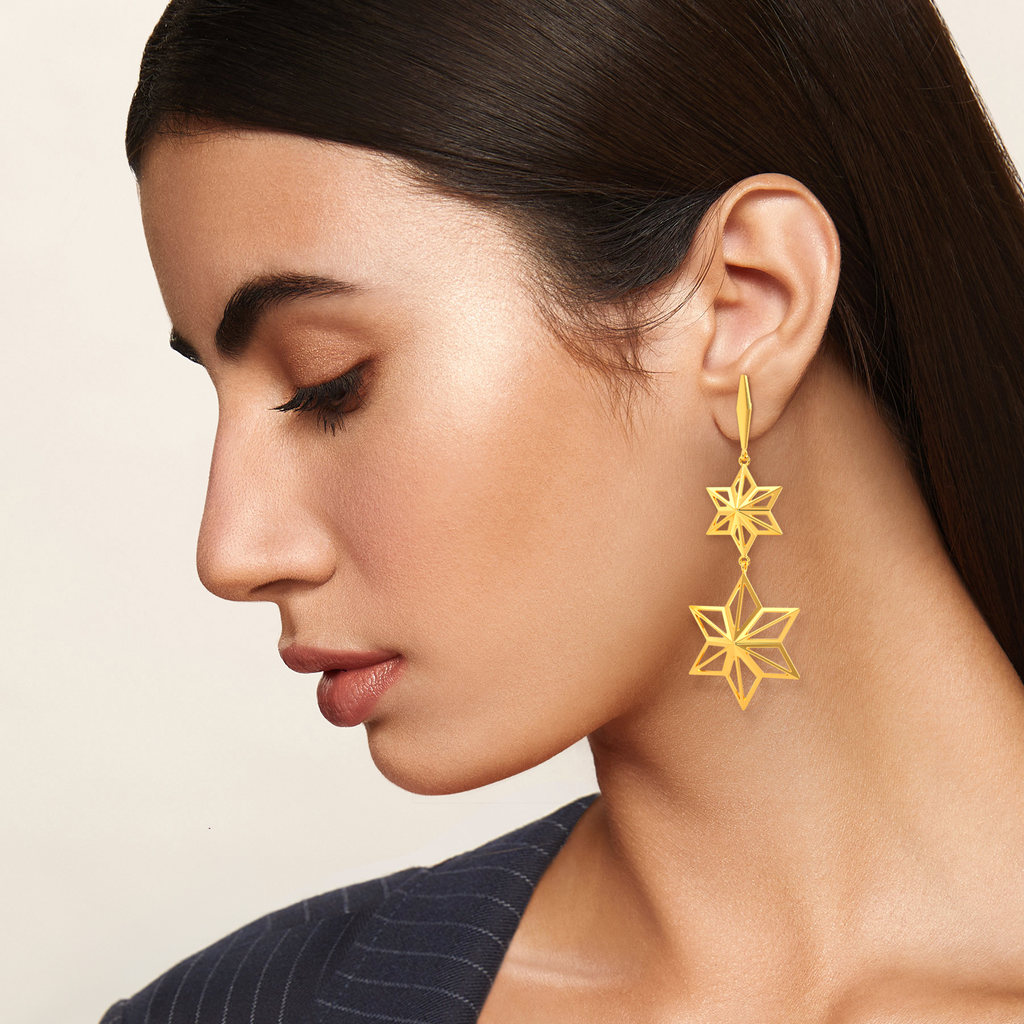 Stardom Gold Earrings