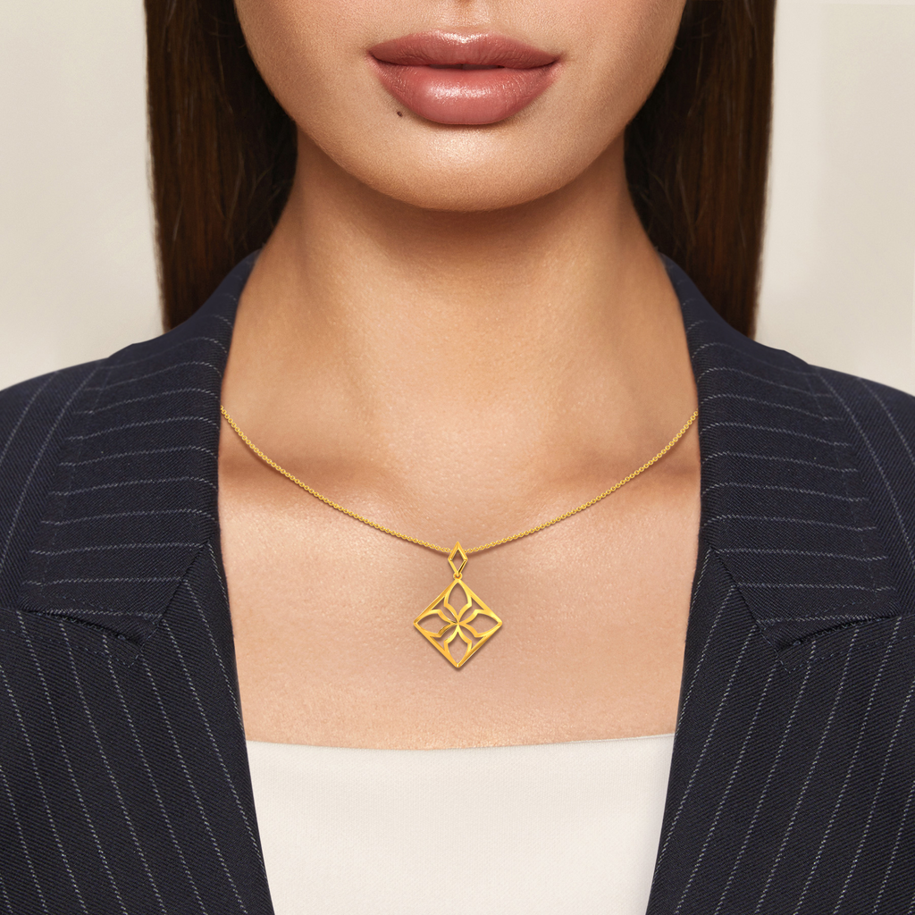 Perfect Cut Gold Pendants