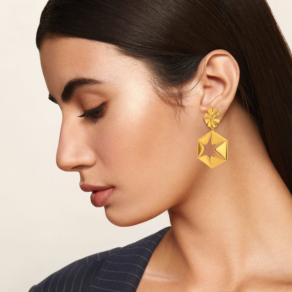 Showstopper Gold Earrings