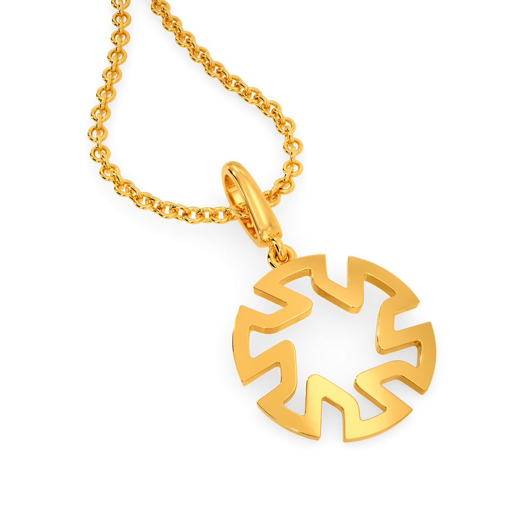 Flawless Capture Gold Pendants
