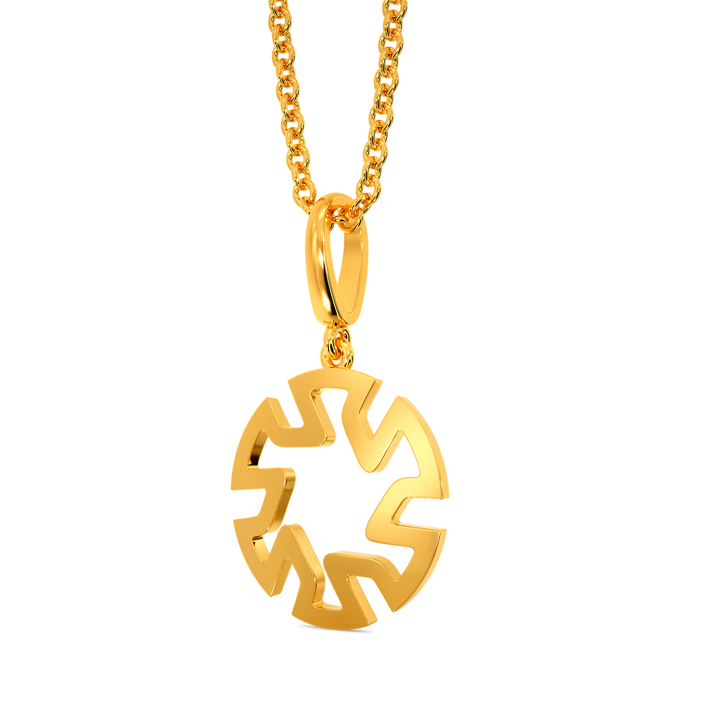 Flawless Capture Gold Pendants