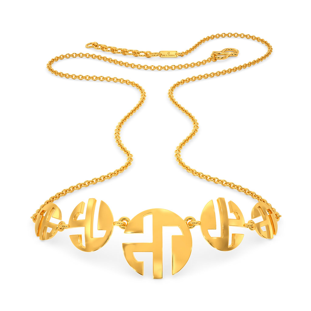 Inside Out Gold Necklaces