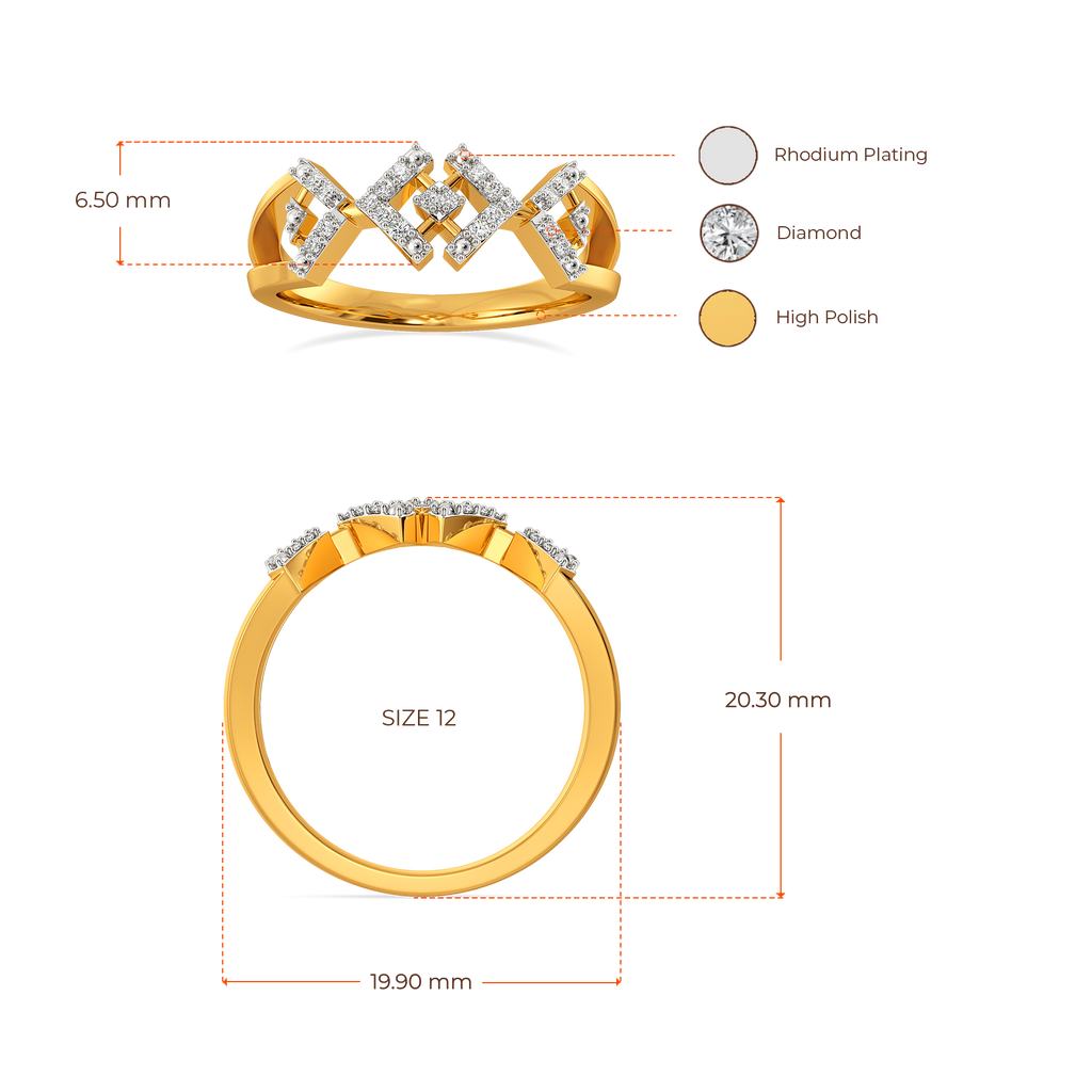 Whisper of Lace Diamond Rings image