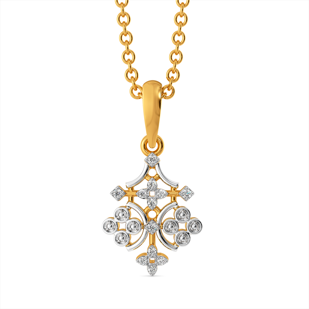 Lace Core Diamond Pendants