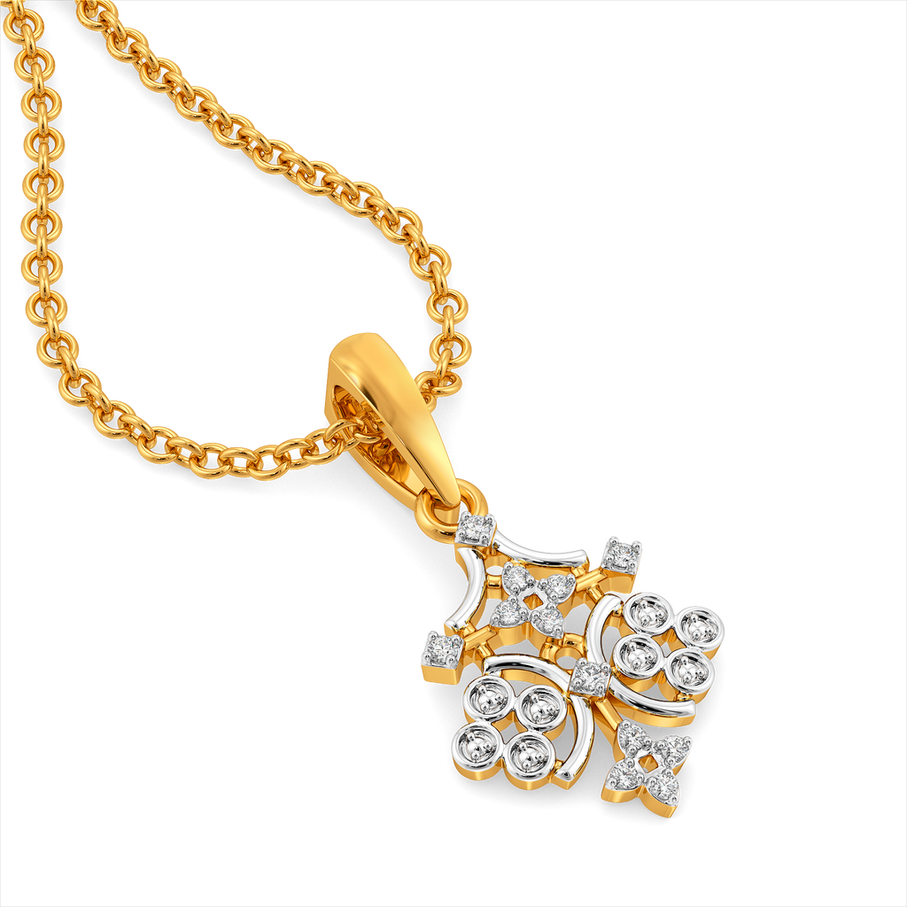 Lace Core Diamond Pendants