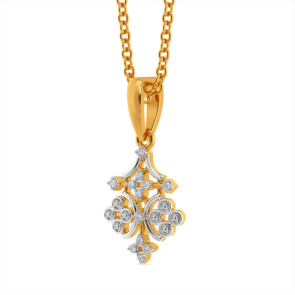 Lace Core Diamond Pendants