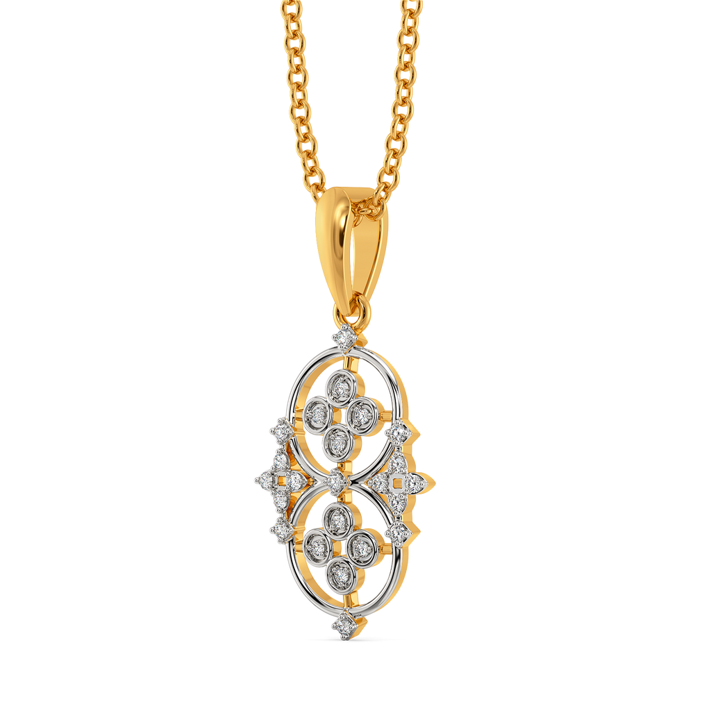 Summer Boudoir Lace Diamond Pendants