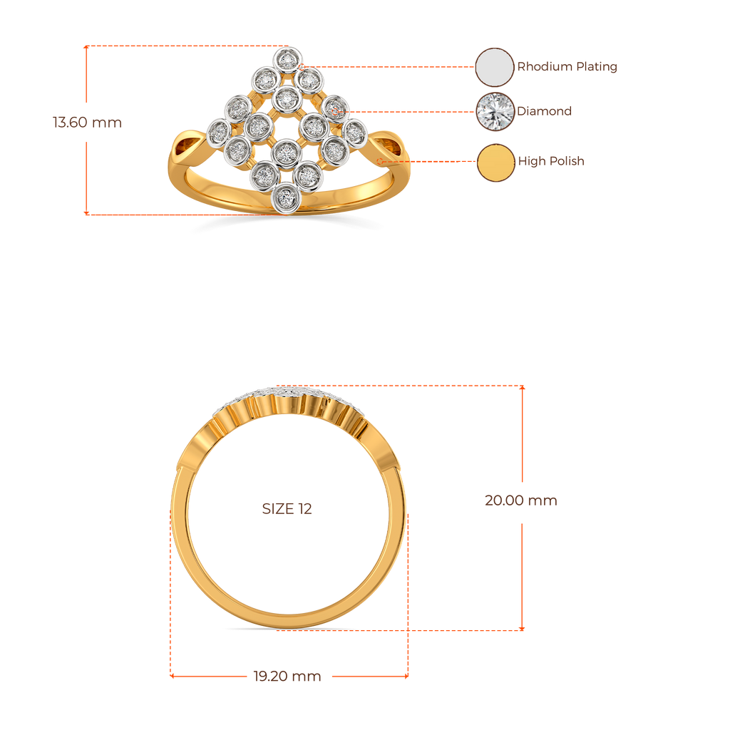 Boudoir Lace Diamond Rings image