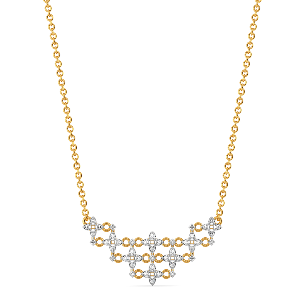 Boudoir Lace Diamond Necklaces