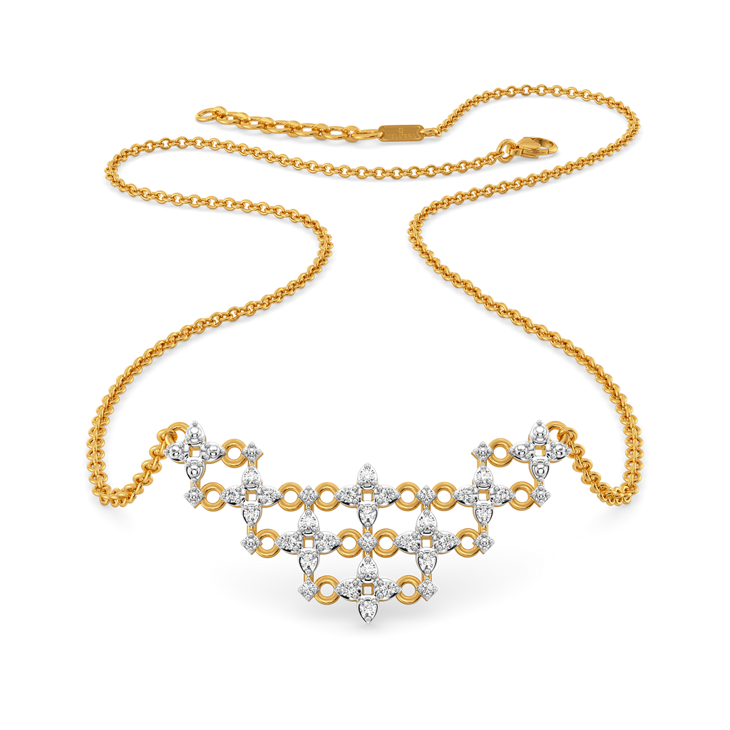 Boudoir Lace Diamond Necklaces
