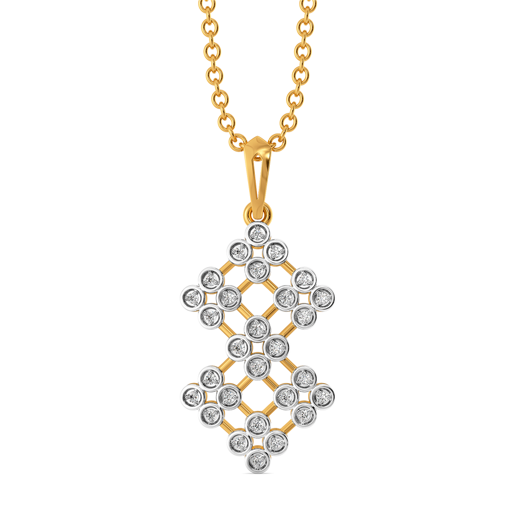 Boudoir Lace Diamond Pendants