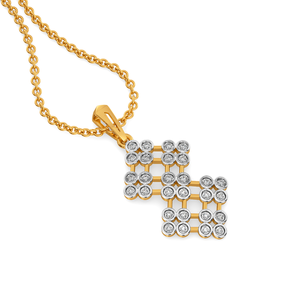 Boudoir Lace Diamond Pendants