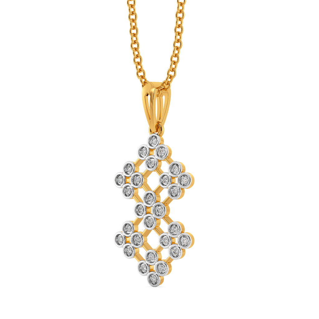 Boudoir Lace Diamond Pendants