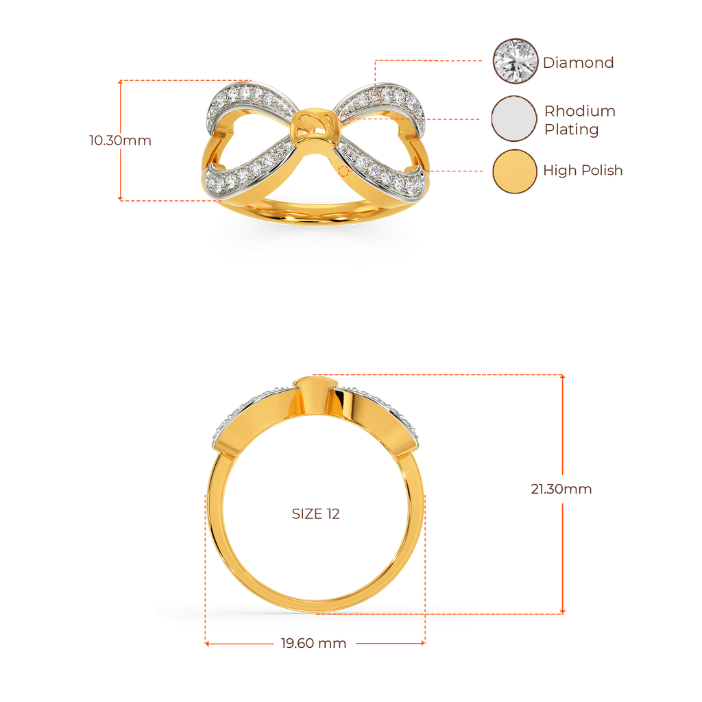 Bow Down Diamond Rings image