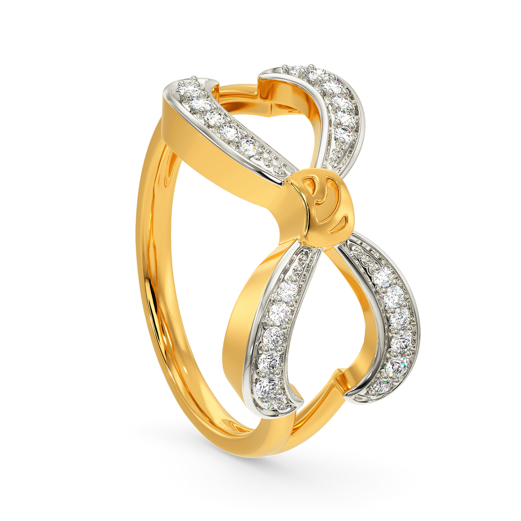 Bow Down Diamond Rings image