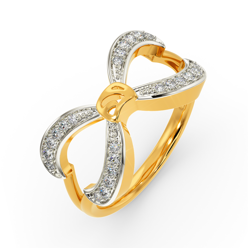 Bow Down Diamond Rings image