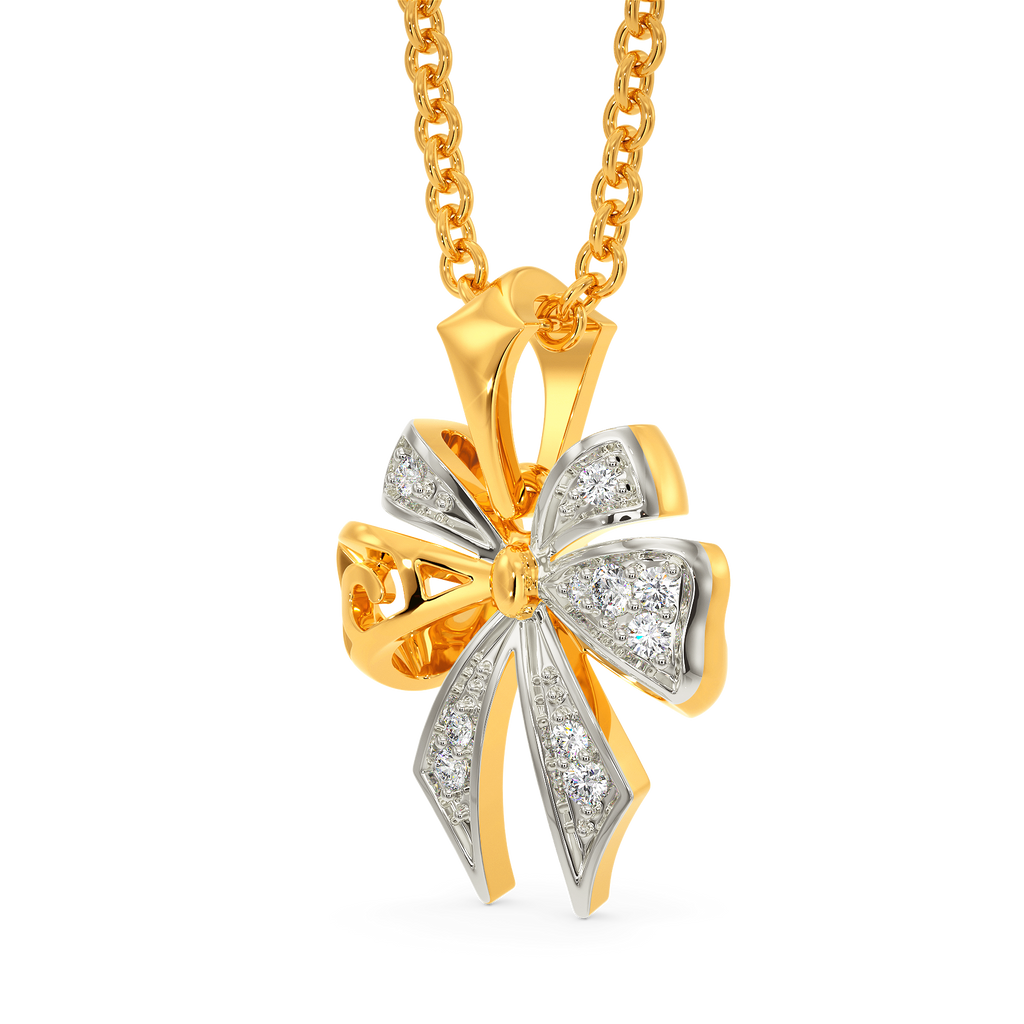 Its Bowtiful Diamond Pendants