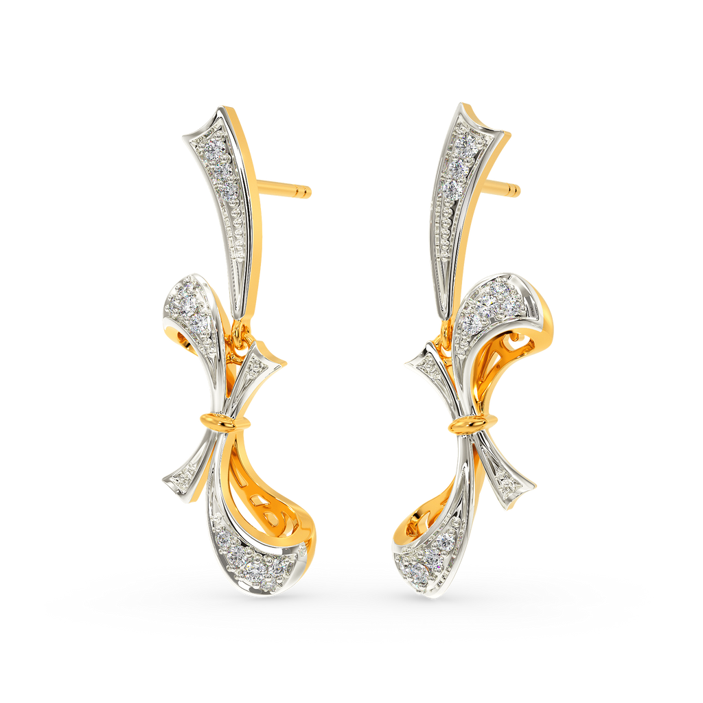 Bow Dreams Diamond Earrings