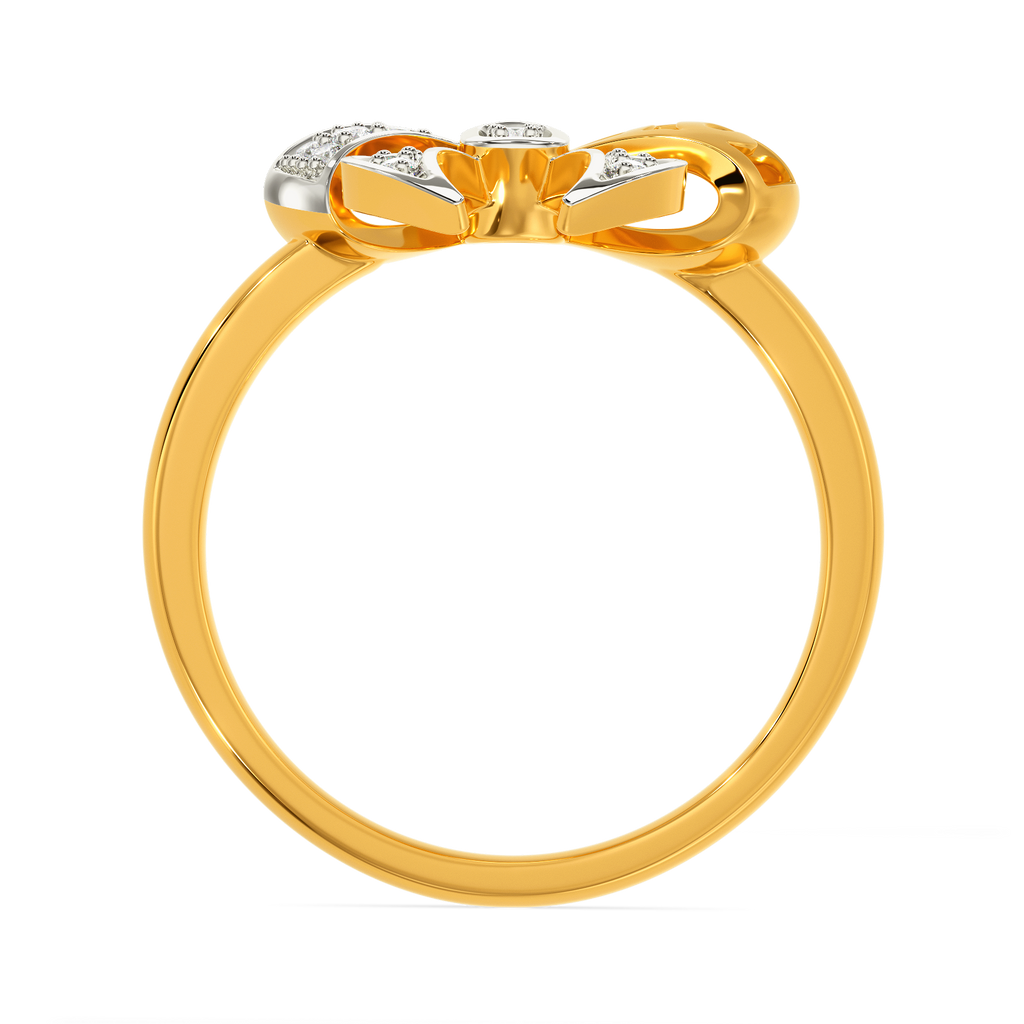 Bow Defined Diamond Rings image