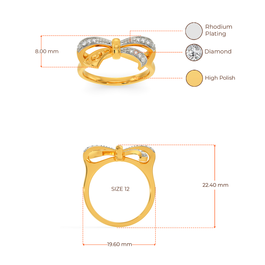 Bow Rock Diamond Rings image