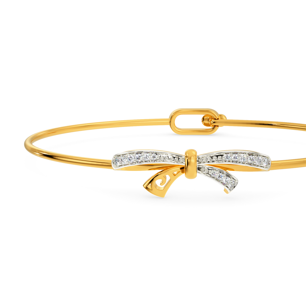 Bow Rock Diamond Bangles