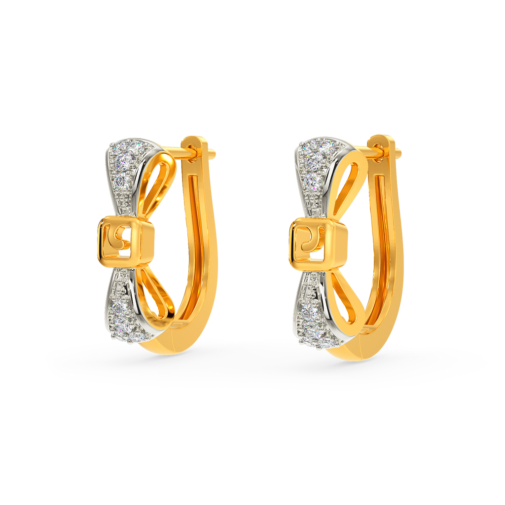 Bow For It Diamond Earrings