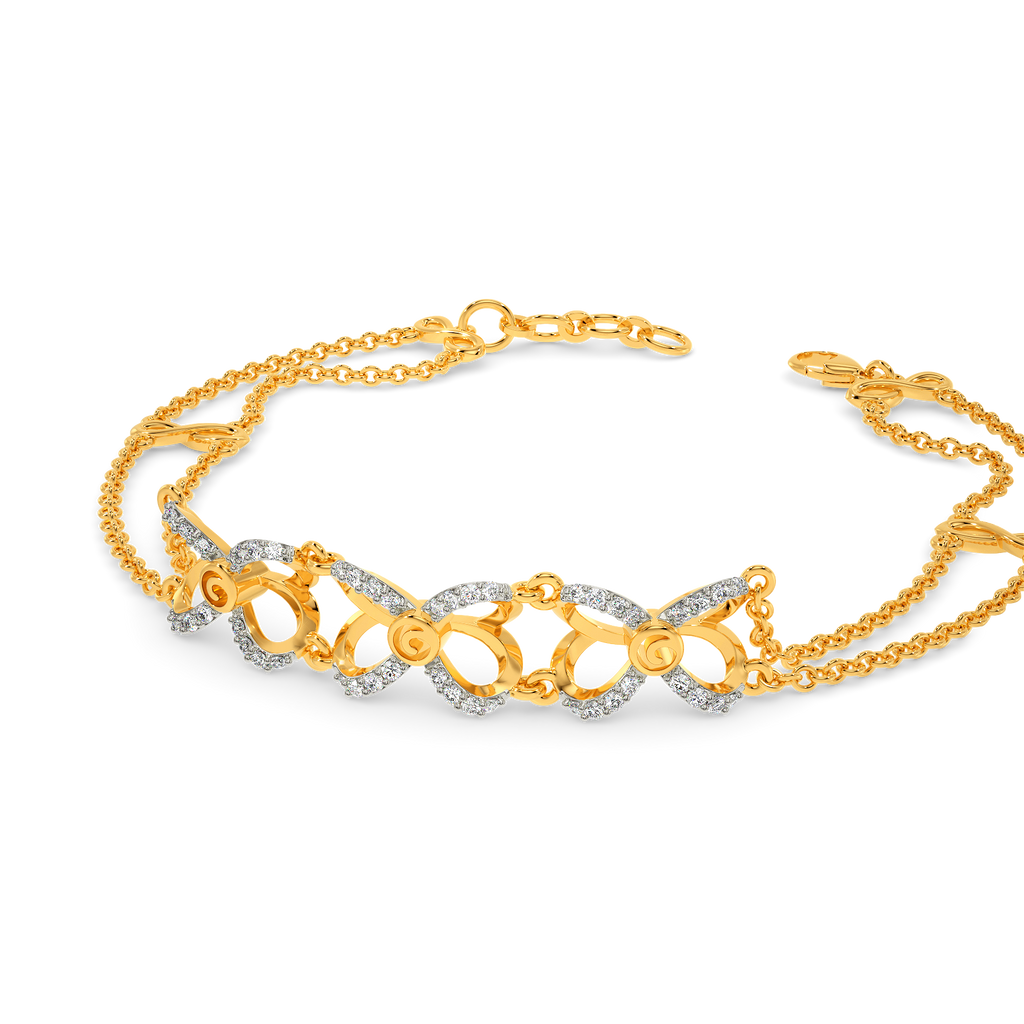 The Bow Show Diamond Bracelets