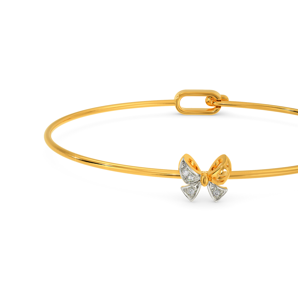 Bow Talk Diamond Bangles