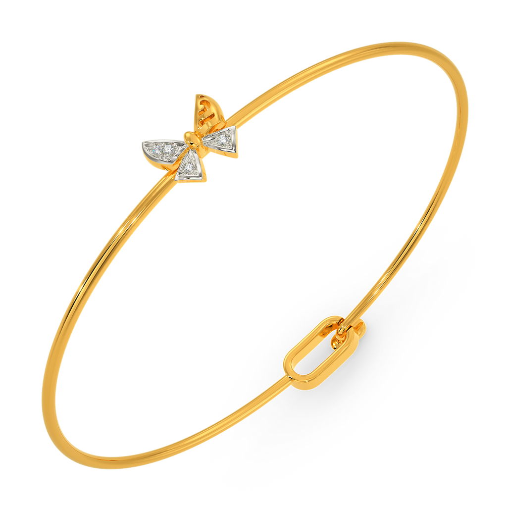 Bow Talk Diamond Bangles