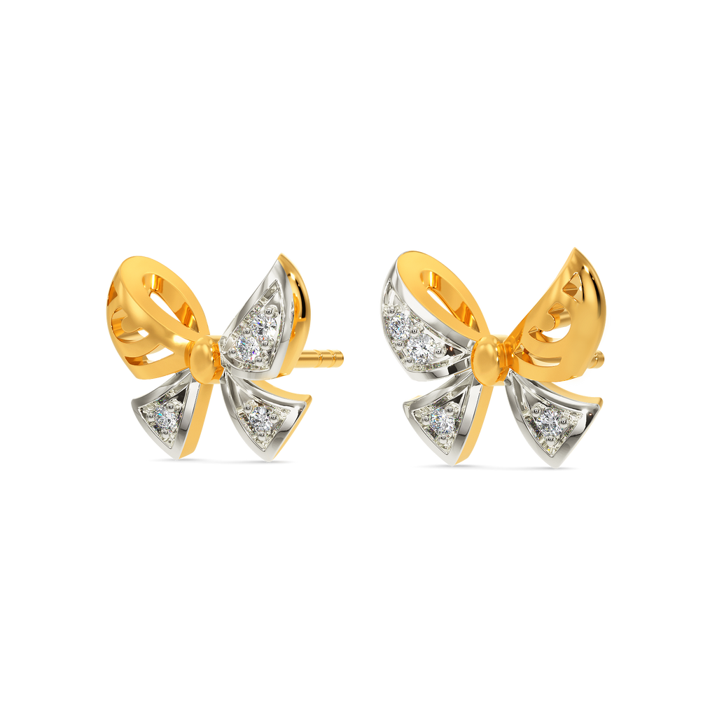 Bow Talk Diamond Earrings