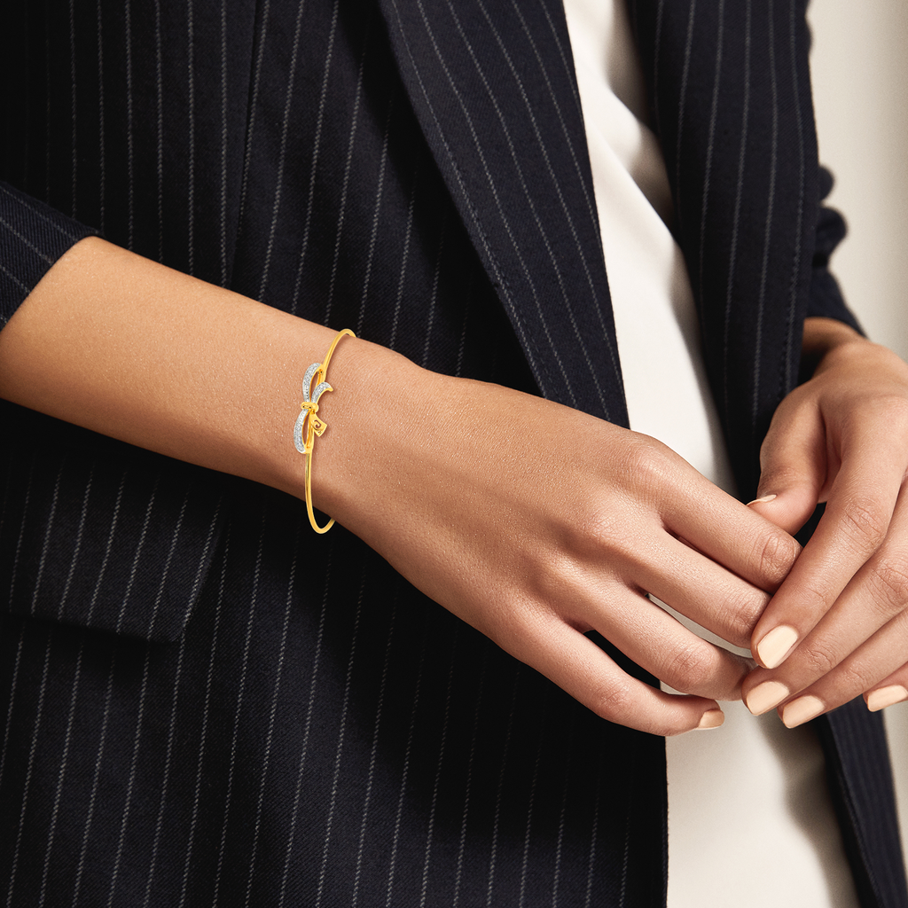Bow Rock Diamond Bangles