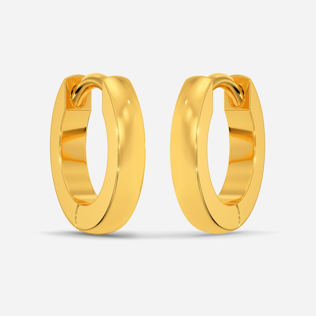 Halo of gold Gold Earrings