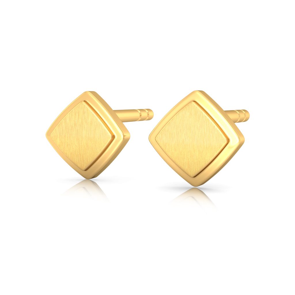 Evergreen sheen Gold Earrings