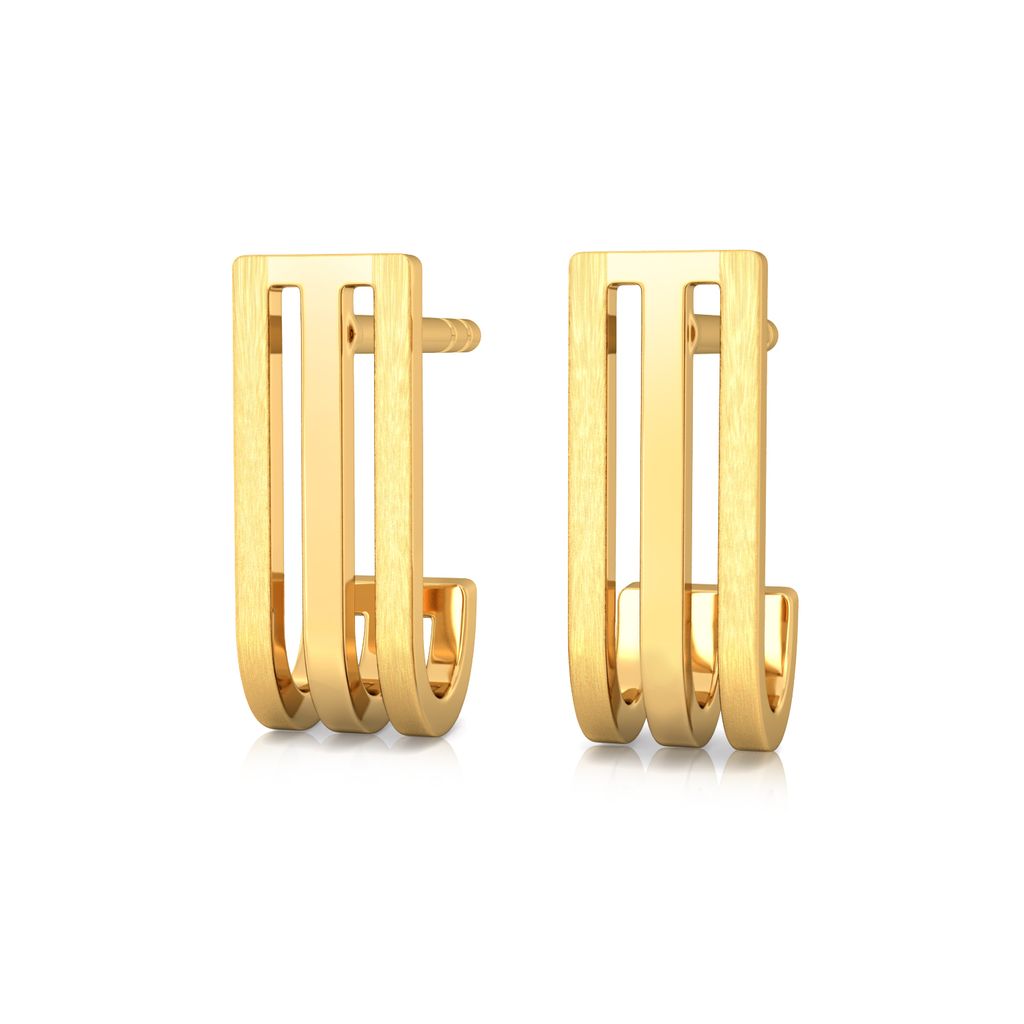 Timeless beauty Gold Earrings