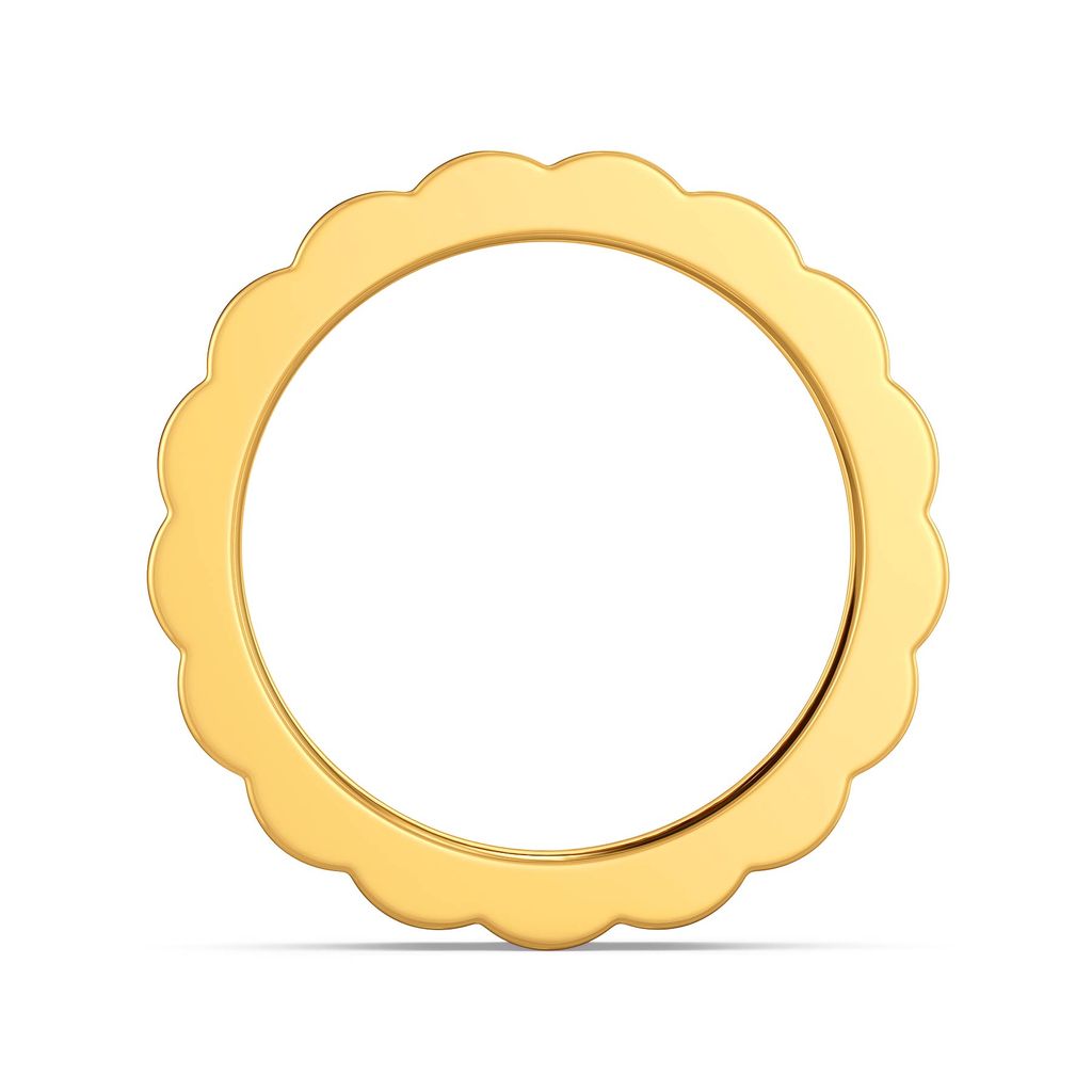 Sleek N Satin Gold Rings image